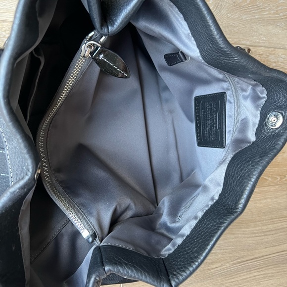 EUC Coach black monogram satchel - Picture 9 of 10